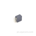 Conector fêmea de 2,54 mm reto 6P